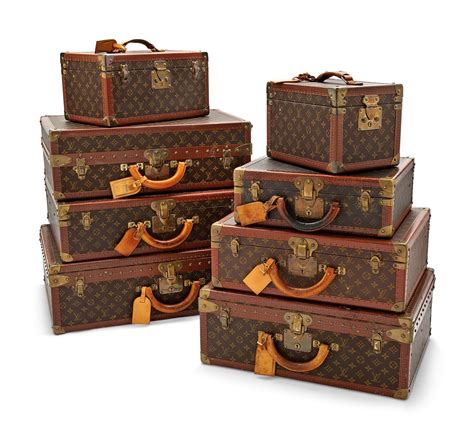 louis vuitton trunk set|louis vuitton hard suitcase.